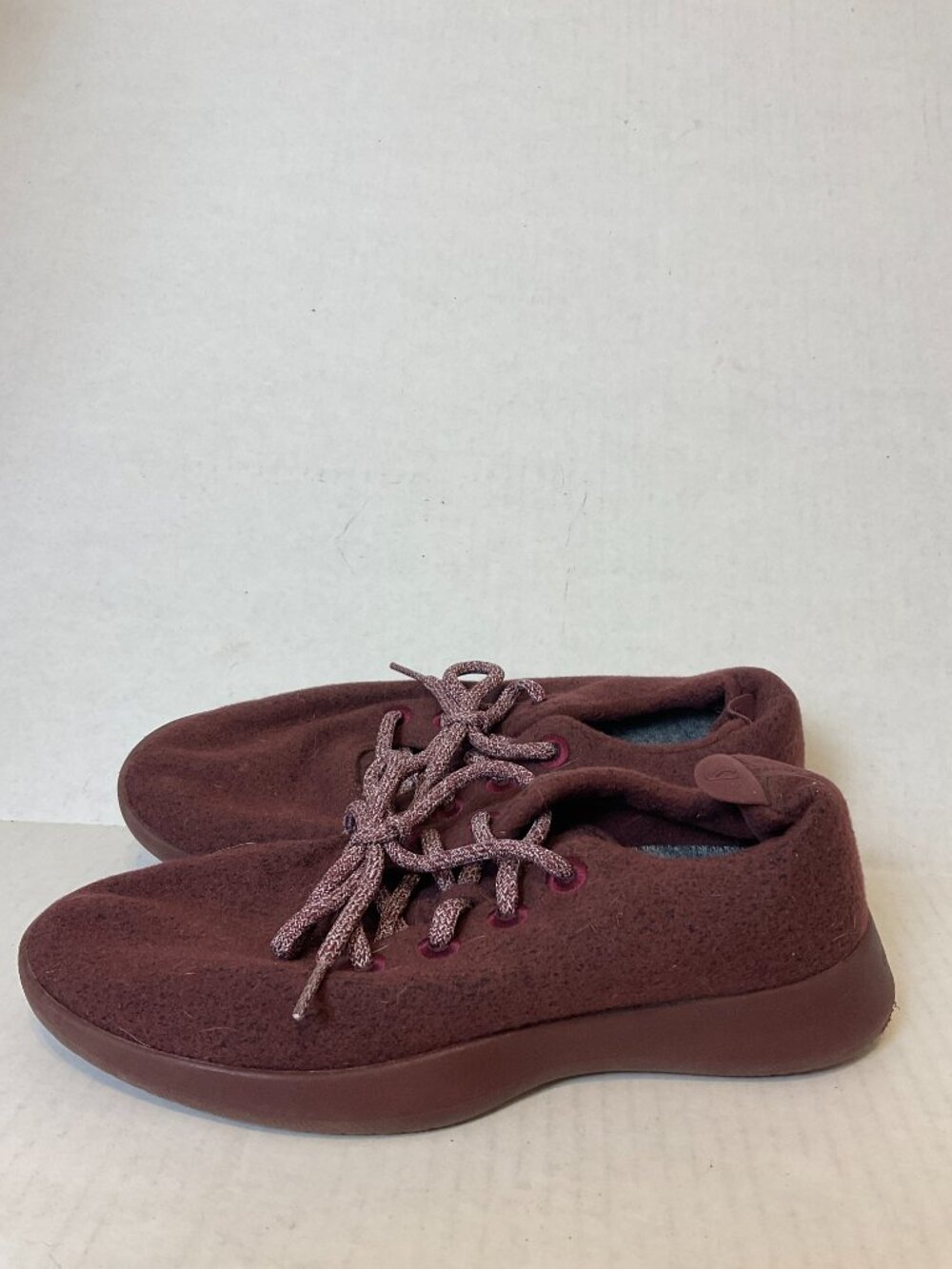 Allbirds Wool Sneakers Men's 8M Burgundy